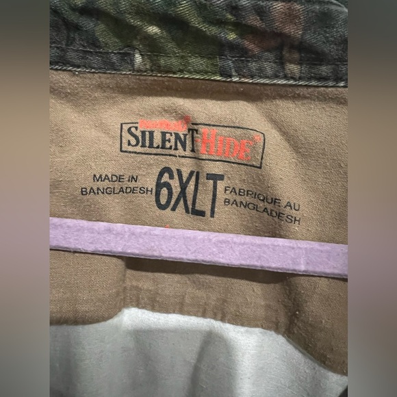 Big & Tall RedHead Silent-Hide Button-Down Long-Sleeve Shirt, size 6XLT - Picture 3 of 3